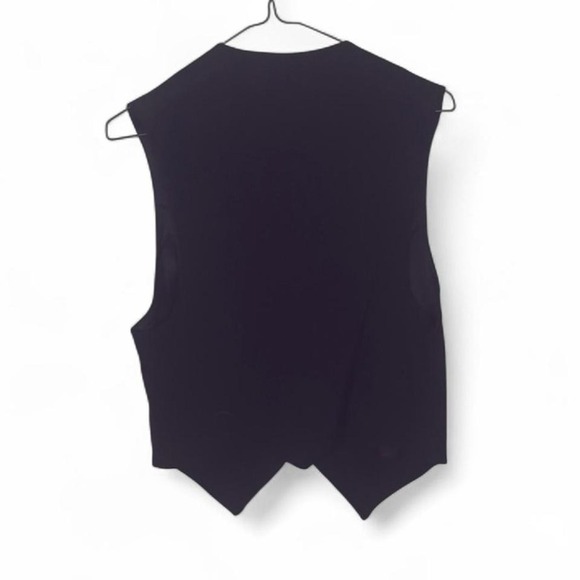 Longhorn by Niver Western Wear Black Star Embroidered Vest Small USA Made - Picture 4 of 4